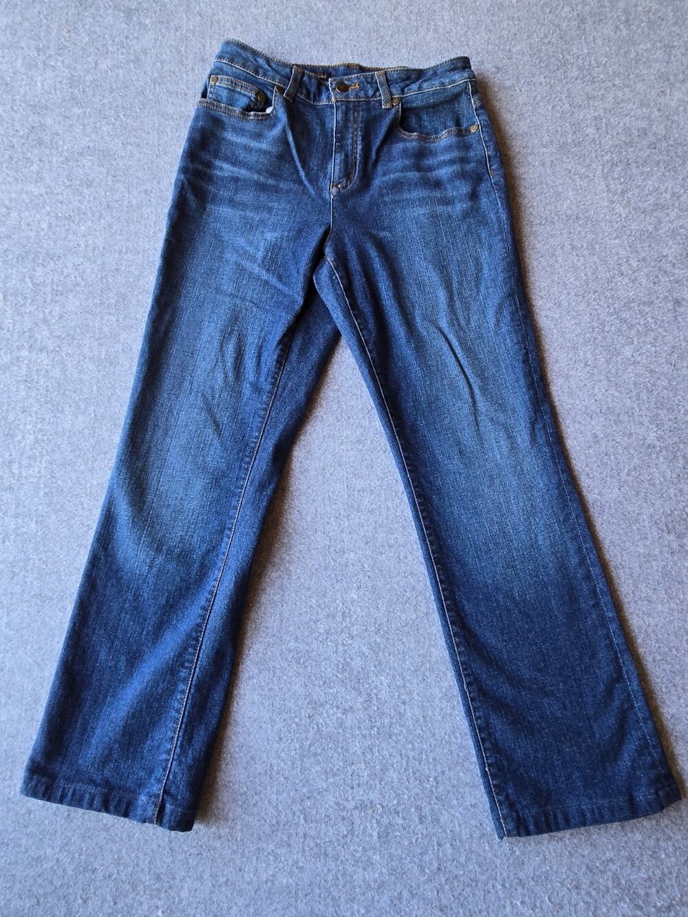 Brooks Brothers Women's Jeans Straight Leg Dark Wash Size 4 (26"x26")